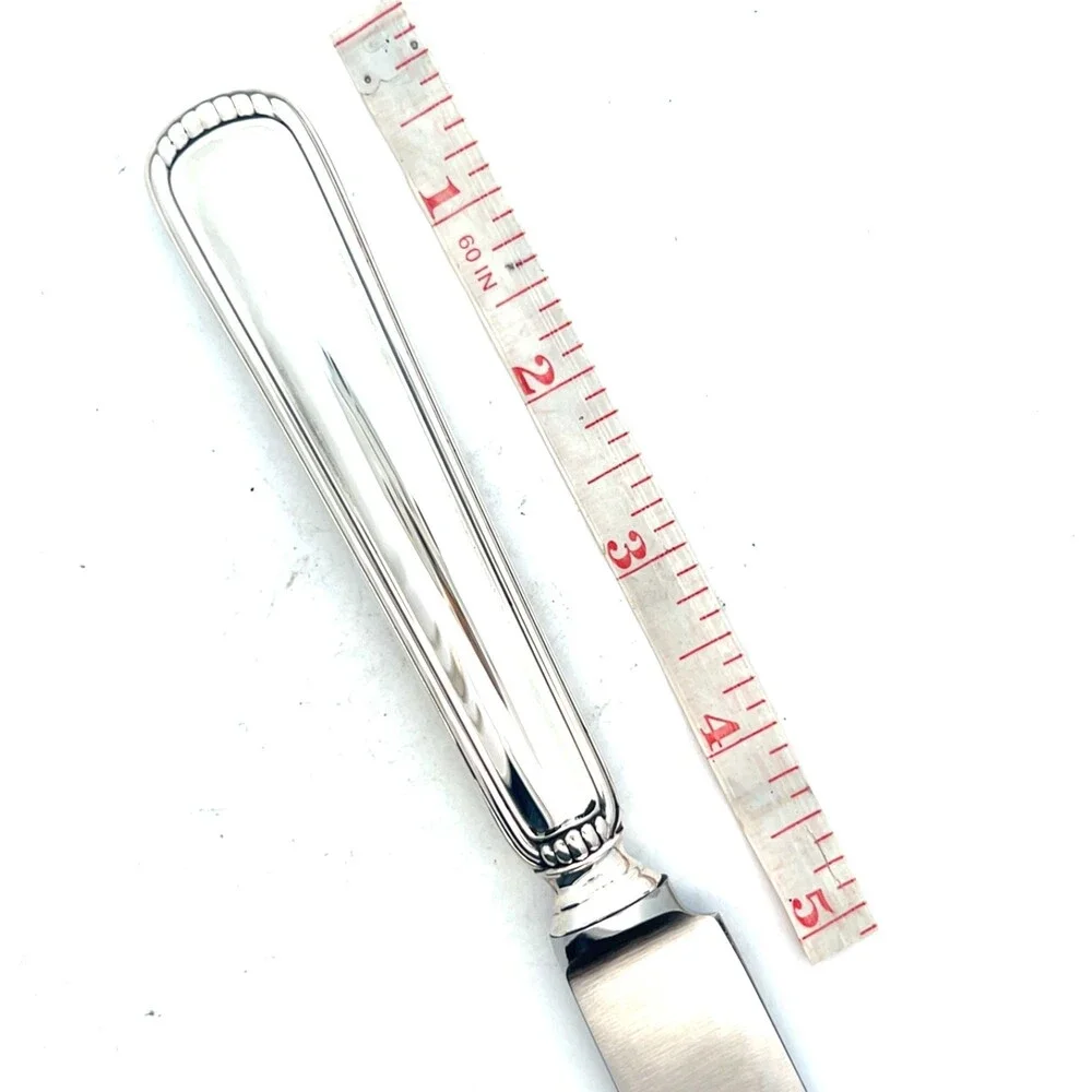 Buccelatti Sterling Silver Milano New French Hollow Italy Flatware Dinner Knife
